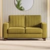 Apollo Neo 2 Seater Fabric Sofa in Olive Green Colour (Back Height : Regular, Cushion Type : Soft)