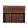Maverick Engineered Wood Double Bed With Head Board Storage in Columbian Walnut Finish