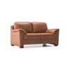 Farina 2 Seater Luxury Italian Leather Sofa In Cognac