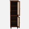 Sheesham Wood 2 Door Wardrobe In Provisional Teak Finish