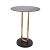 Irwin Obsidian Metal Side Table in Black Colour