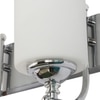 Eliante Modern Wall Lights Mild Steel & Glass Material Chrome & White Finish