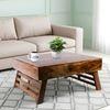 Bradford Sheesham Wood Coffee Table In Teak Finish