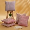 Set Of 5 Jacquard Square Cushion Covers