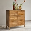 Gabrielle Solid Wood 6 Drawer in Natural Finish