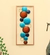 Bubbles Abstract Metal Wall Decor in Multicolor Set of 1