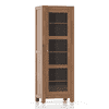 Murano Bookshelf cum Display Unit Finish Amber Walnut