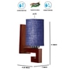 Devansh Solid Wood Electric Wall Light in Blue Colour with Blue Shade Count of 1 Light