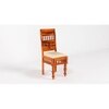 Girli Sheesham Wood Set of 2 Chair In Honey Oak Finish