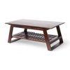 Alison Sheesham Wood Coffee Table In Walnut Finish