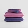 Stoa Paris 300TC UltrSatin Super King Bedsheet Set Satin Super Pink Indigo