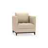 Florence Essential 1 Seater Fabric Sofa in Pearl Colour