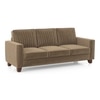 Apollo Neo 3 Seater Fabric Sofa in Dune Colour (Back Height : Regular, Cushion Type : Hard)