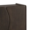 Koro Solid Wood Sideboard In Dark Chestnut Finish