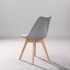 Kepler Brooks Valente Cafeteria Dining Chair in Grey Colour