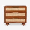 Abacus Solid Wood Chest of Drawers in Brown Colour