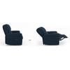 Bernice Two Seater Recliner in Capri Blue Colour