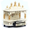 D'Dass Sheesham and Mdf Wooden Home Temple For Pooja Mandir For Home