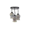 Baker Multicolour Glass Cluster Hanging Light