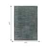 Jaipur Rugs Striped Wool And Viscose 5x8 Feet Medium Grey Hand Tufted Rug Carpet