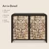 Morii Solidwood Sideboard in Dual Tone Finish