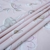 Maan Pink Floral 400 TC Cotton Flat Double Queen Size Bedsheet with 2 Pillow Covers – Threads