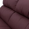 Thiene 2 Seater Leather Sofa in Wine Colour
