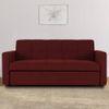 Medas 3 Pull Out Sofa Cum Bed In Maroon Colour
