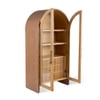 Linn Solid Wood Crockery Cabinet in Dark Finish