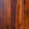 Nilaya Sheesham Wood Nesting Coffee Table Set in Honey Oak Finish with Cushioned Stools