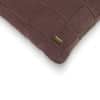 Square Check Nutmeg Decorative Cushion Cover 12 x 20 Inches