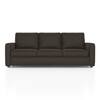 Apollo High Back 3 Seater  Fabric Sofa In Stone Grey Velvet Colour