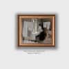 Artistry Brown White Laundry Frame Canvas Wall Prints Canvas Wall Prints Set of 1 Multicolor Matte