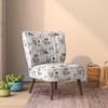 Grace Accent Chair in Adrian Velvet Colour