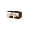 Smohn Engineered Wood Coffee Center Sofa Tea/Teapoy Console Table (Brown Maple & Beige)