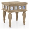 Azul Solid Wood Side Table in Brushed Bali Oak Finish