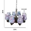 Devansh Metal Electric Wall Light in Multi Colour with Multi Shade Count of 2 Lights