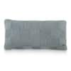 Nora Monument Grey Cotton Knitted Decorative Cushion Cover 12 x 20 Inches