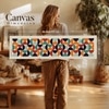 Retro Geometric Bauhaus Canvas Wall Art 12 x 46 Inch
