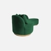 Maddox Velvet 3 Seater Sofa in Green Colour
