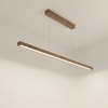 Brigitte 36 Brown Solid Wood Single Hanging Light