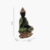 Buddha Polyresin  Figurine in Green Colour