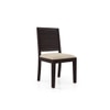 Julian 4 Seater Dining Table With Set Of 4 Oribi Upholstered Dining Chairs (Colour- Wheat Brown, Finish- Mahogany)