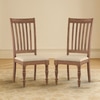 Tuscany Solid Wood Dining Chair Set Of 2 In Latin American Teak Finish