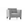 Lewis 1 Seater Fabric Sofa In Granite Weave Colour