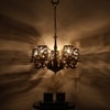 Devansh Metal Wall Mounted Lamp With Beige Jute Shade