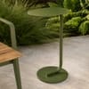 Chalet Air Metal Drink Table in Olive Green Colour