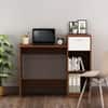 Nova Home office table Walnut and Frosty White