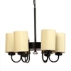 Devansh Steel Cotton Wall Mounted Lamp With Cotton Off White Shade