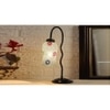 Multicolor Mosaic Glass Zig Zag Curvy Table lamp with Iron Base (EN07)